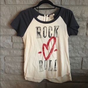 Lucky brand rock and roll shirt never worn!!